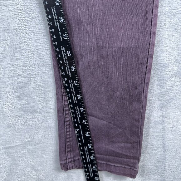 Bench Skinny Jeans Women's Size 31 Mid Rise Five Design Pockets Light Purple - Picture 9 of 12
